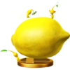 Yellow Pikmin trophy from Super Smash Bros. for Wii U