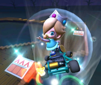 Thumbnail of the Baby Rosalina Cup challenge from the Vancouver Tour; a Do Jump Boosts challenge set on SNES Ghost Valley 1 (reused as the Larry Cup's bonus challenge in the Frost Tour)