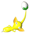 A Sticker of a Red Pikmin in Super Smash Bros. Brawl.