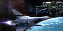 Orbital Gate in Super Smash Bros. for Wii U.