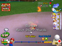 Bunker from Mario Golf: Toadstool Tour