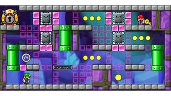 Miiverse screenshot of the 59th official level in the online community of Mario vs. Donkey Kong: Tipping Stars