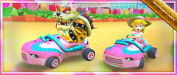 The Pink Sneeker Pack from the November–December 2022 Peach vs. Bowser Tour in Mario Kart Tour