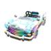 The Rainbow Taxi from Mario Kart Tour