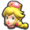 Peachette's icon from Mario Kart Tour.