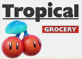 Tropical Grocery, a sponsor in Mario Kart 8 and Mario Kart Tour