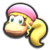 Dixie Kong's icon from Mario Kart Tour