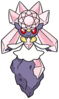 Diancie's Spirit sprite from Super Smash Bros. Ultimate