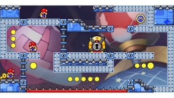 Miiverse screenshot of the 17th official level in the online community of Mario vs. Donkey Kong: Tipping Stars