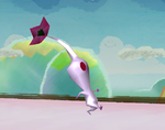 A White Pikmin in Super Smash Bros. Brawl