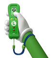 Luigi themed Wii remote