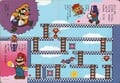 Super Mario Maze Picture Book 3: Mario versus Wario