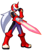 ProtoMan.EXE's spirit sprite from Super Smash Bros. Ultimate