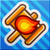 The Big Shiny Burnhammer sticker from Paper Mario: Sticker Star