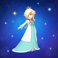 Artwork of Dr. Rosalina from Dr. Mario World