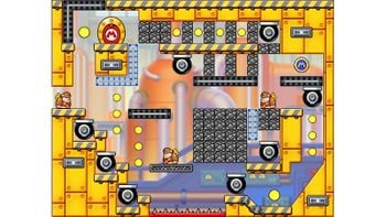 Miiverse screenshot of the 72nd official level in the online community of Mario vs. Donkey Kong: Tipping Stars