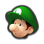 Baby Luigi's head icon in Mario Kart 8