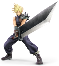 Cloud Strife from Super Smash Bros. Ultimate