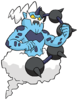 Thundurus's Spirit sprite from Super Smash Bros. Ultimate