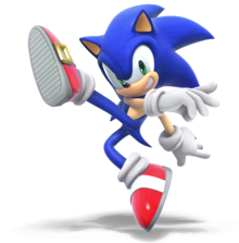 Sonic the Hedgehog from Super Smash Bros. Ultimate