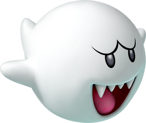 Artwork of a Boo in Mario Party 8. It has subsequently been used for Super Mario 3D Land.[1]