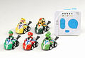 Wario in a set of five remote-controlled racers by Takara Tomy