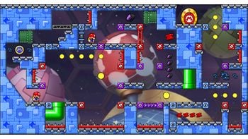 Miiverse screenshot of the 94th official level in the online community of Mario vs. Donkey Kong: Tipping Stars