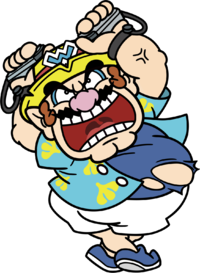 Wario art for WarioWare: Move It!