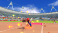 The stadium as as seen in the Wii version's Javelin Throw event