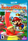 North American boxart of Paper Mario: Color Splash.