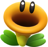 Artwork of a Talking Flower in Super Mario Bros. Wonder