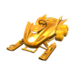 Gold Snow Skimmer from Mario Kart Tour