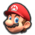 Mario's icon from Mario Kart Tour.