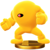 Yellow Devil trophy from Super Smash Bros. for Wii U