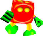 Mr. Dice in the game Donkey Kong 64.