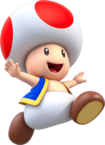 Artwork of Toad for Super Mario Run