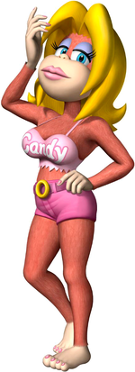 Candy Kong from DK: Jungle Climber.