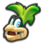 Iggy's head icon in Mario Kart 8