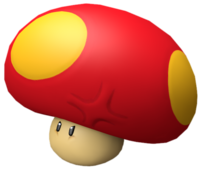 Model of the unused Giga Mushroom from Super Mario 3D World + Bowser's Fury.