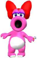 Birdo's ingame model from Mario Party 9.