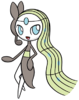 Meloetta's Spirit sprite from Super Smash Bros. Ultimate