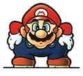 Mario Crouching