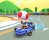 Thumbnail of the Daisy Cup challenge from the London Tour; a Time Trial challenge set on SNES Mario Circuit 2 (reused as the Ice Mario Cup's bonus challenge in the 2020 Mario vs. Luigi Tour)