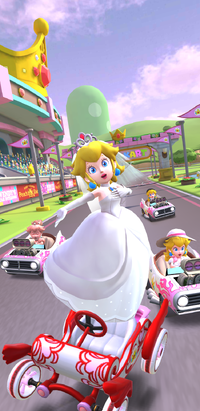 The Peach Tour from Mario Kart Tour