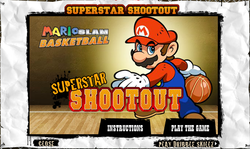 Superstar Shootout title screen