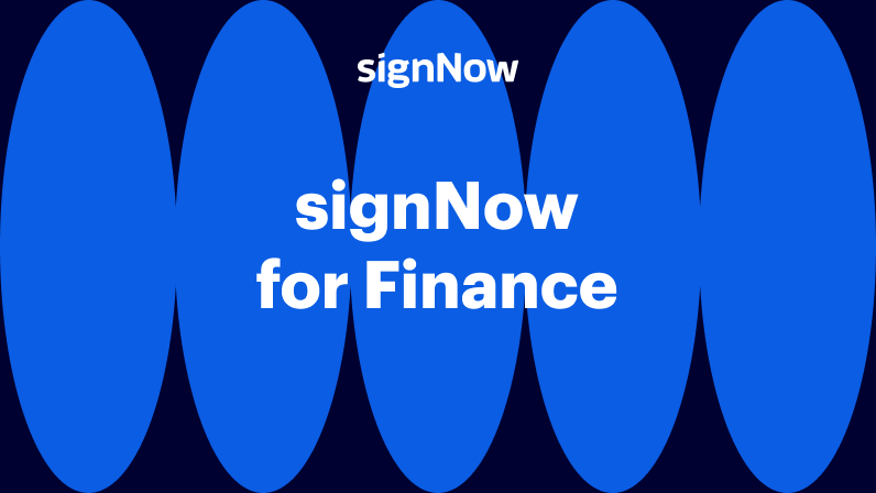 airSlate SignNow for Finance