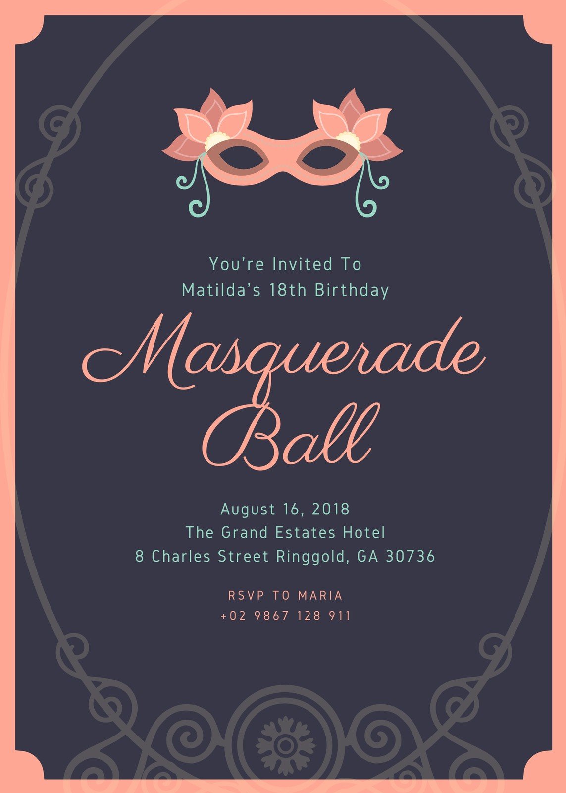 Free Printable, Customizable Masquerade Invitation, 56% OFF