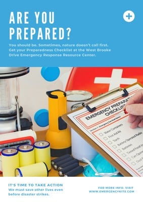 Free, printable natural disaster emergency response poster templates ...