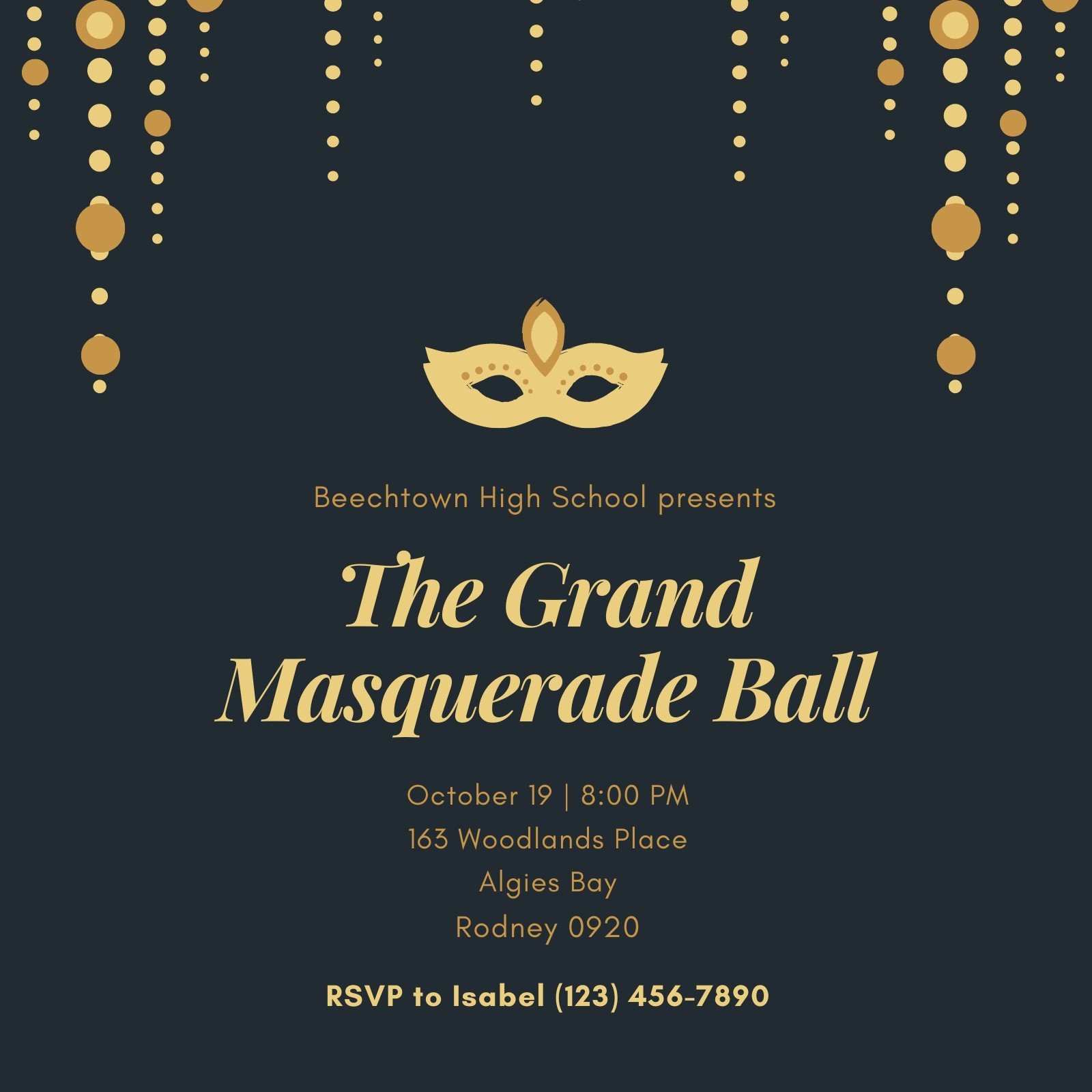 Free Printable, Customizable Masquerade Invitation, 56% OFF