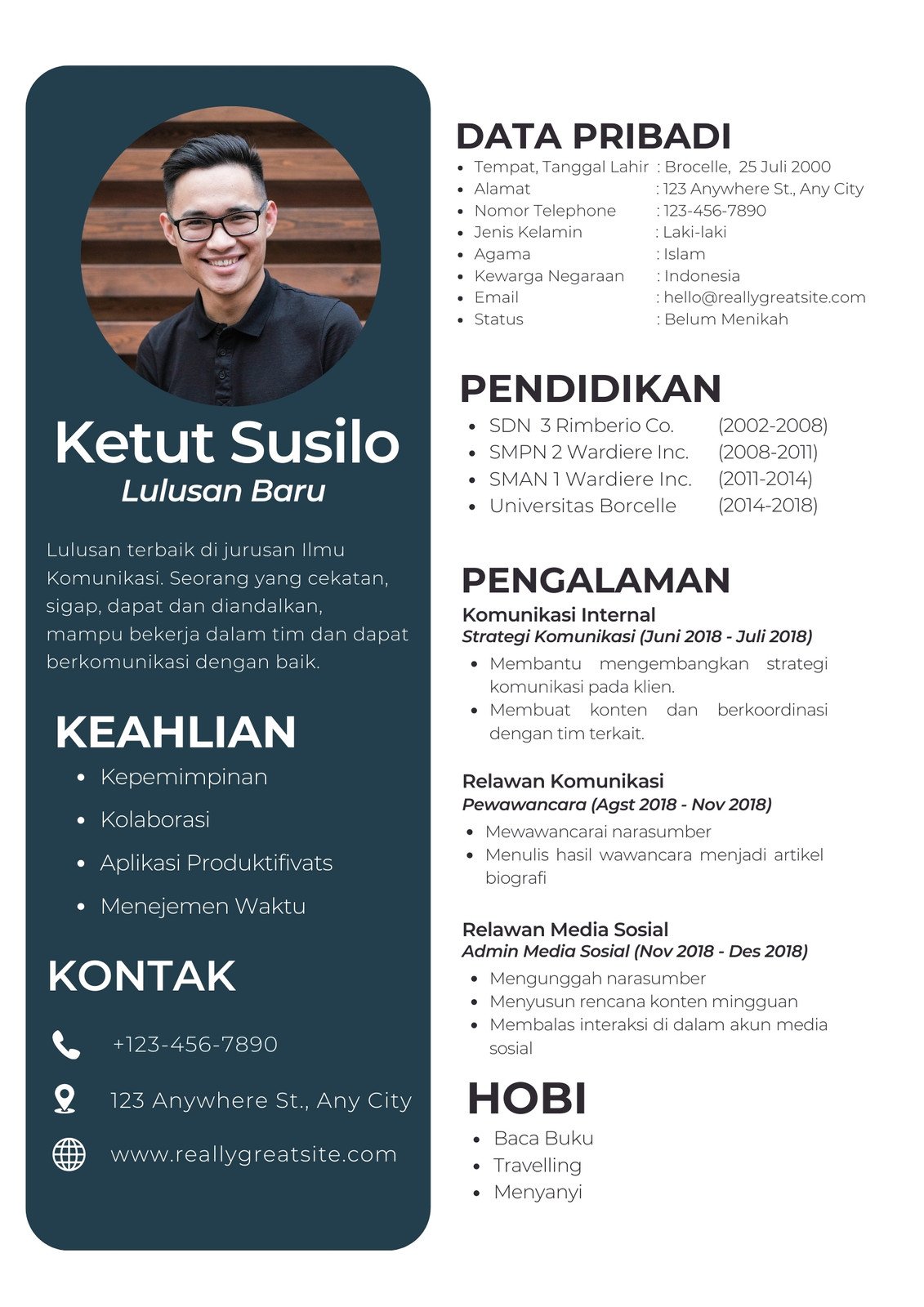 CV ATS Friendly & CV Kreatif